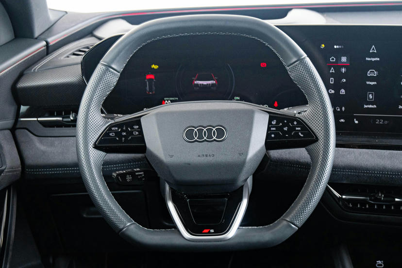 3-spaaks stuurwiel boven en onder afgevlakt met schakelpaddels