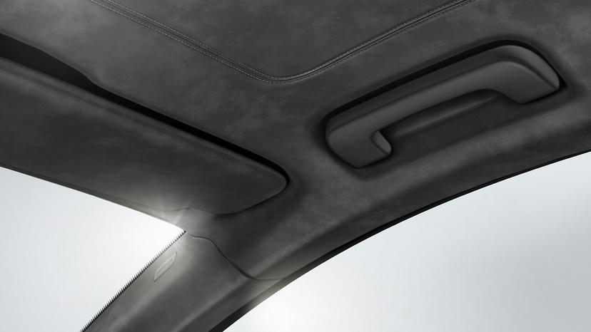 Hemel in alcantara zwart