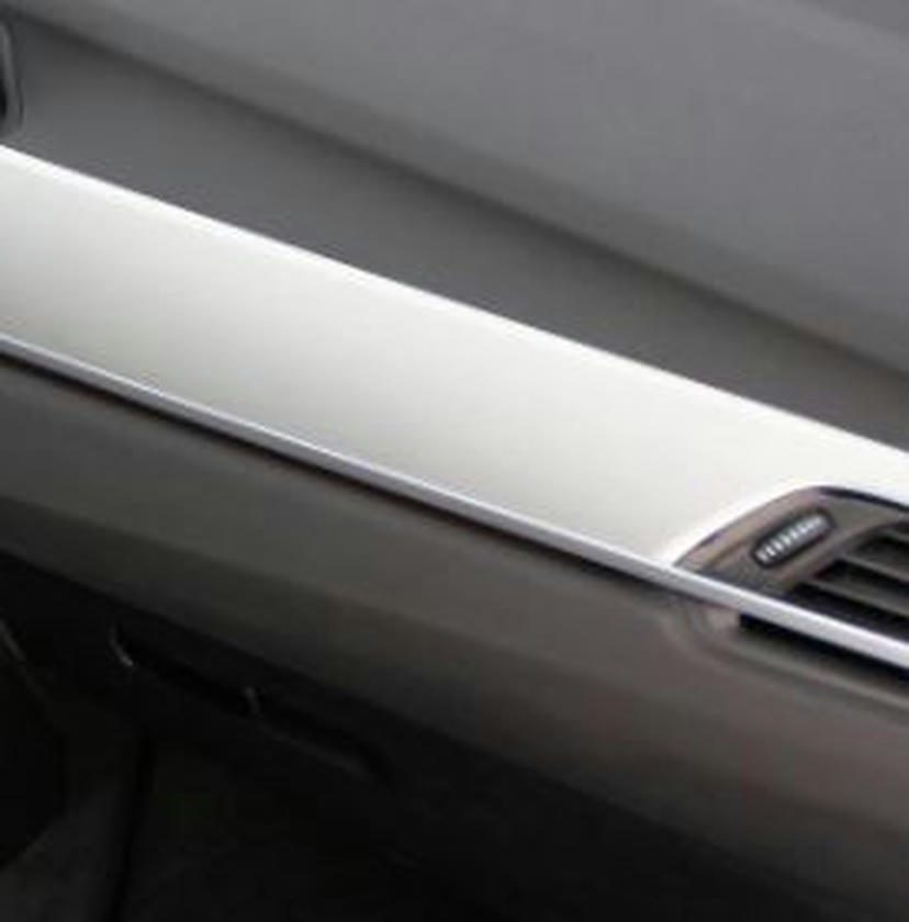 Interieurlijsten Aluminium Längsschliff + accentlijsten Pearl chroom