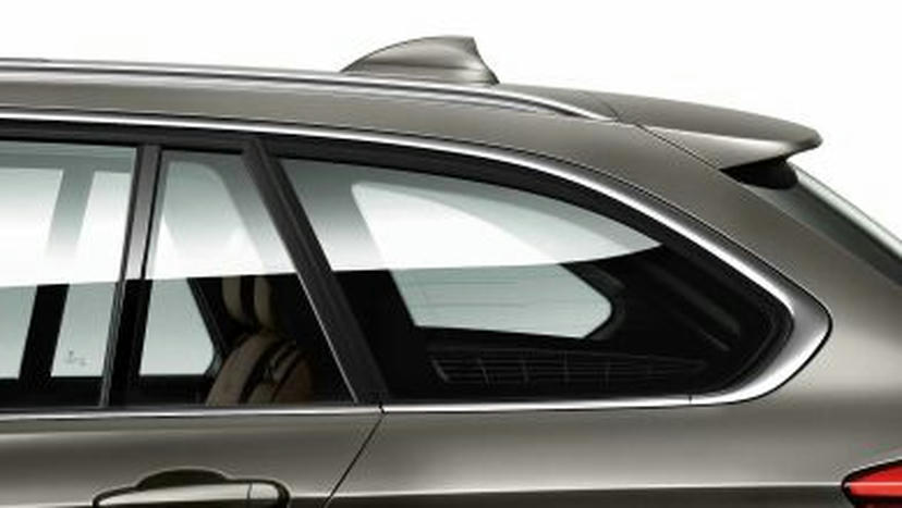 Omlijsting zijruiten in mat aluminium 