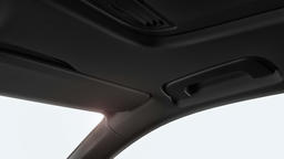 Hemelbekleding in stof zwart 