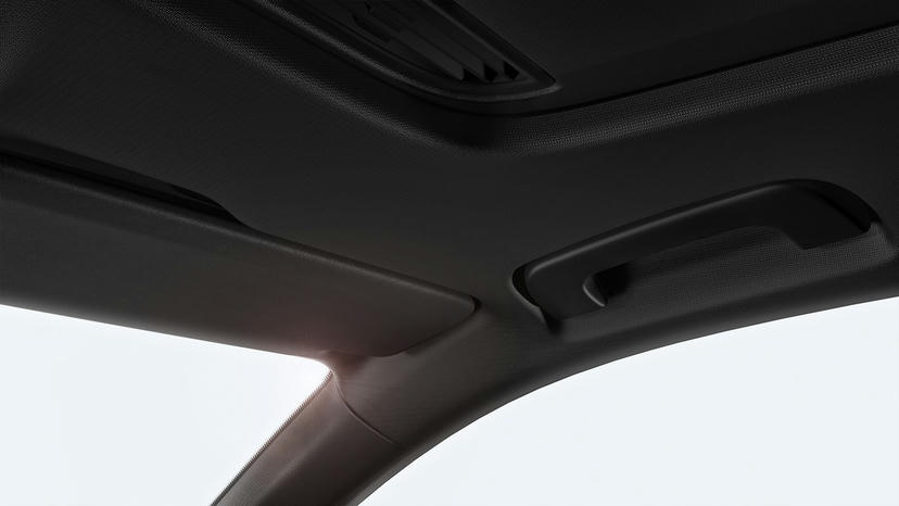 Hemelbekleding in stof zwart 