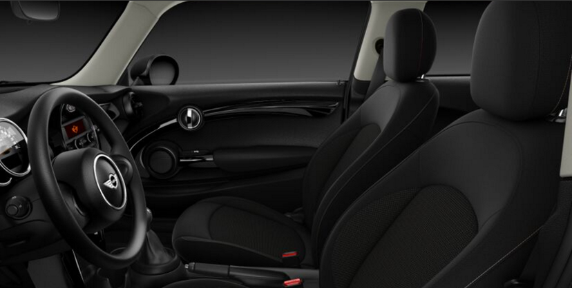 Interieurpaneel Black Checkered, deurellips Piano Black