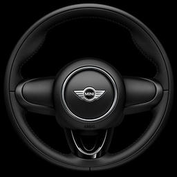 Met leder bekleed 3-spaaks sportstuurwiel