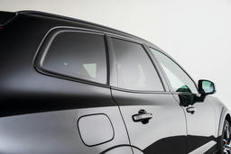 Extra getint glas achterportieren en bagageruimte