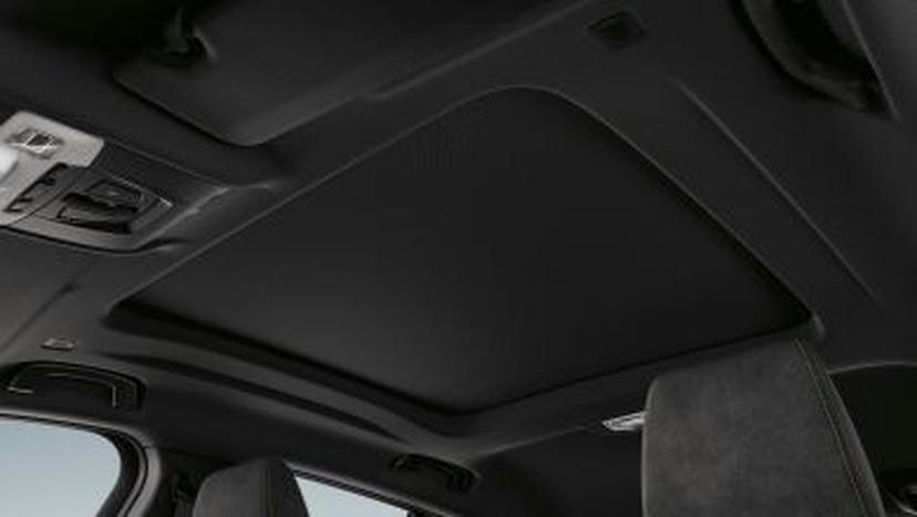 BMW Individual hemelbekleding in Anthrazi