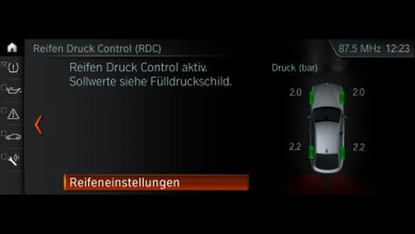 Bandenspanningsweergavesysteem 