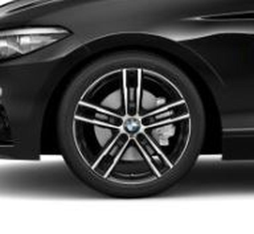 18 inch lichtmetalen M wielen Dubbelspaak (styling 719 M) in bicolor Jet Black 