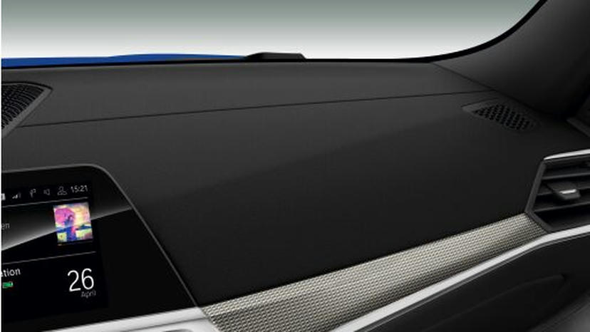 Dashboard uitgevoerd in Sensatec. 