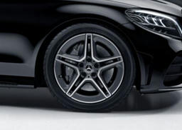 18” vijfspaaks lichtmetalen AMG-velgen 