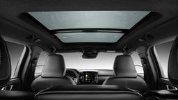 Elektrisch bedienbaar glazen panoramisch schuif-/kanteldak met elektrisch bedienbaar zonnescherm