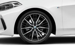 19 inch lichtmetalen M wielen Dubbelspaak (styling 552 M)* in Bicolor in Jet Black non-metallic