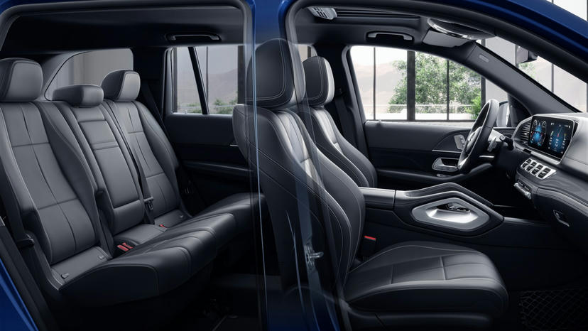 Bekleding nappaleder magmagrijs/zwart