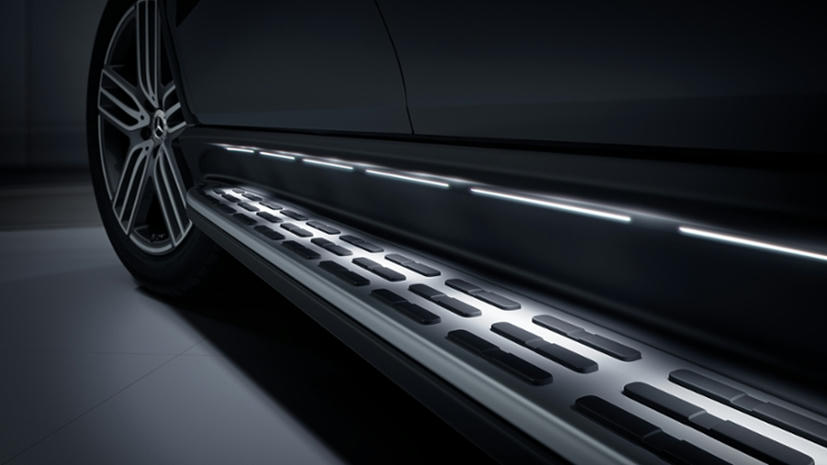 Treeplanken aluminiumlook met rubbernoppen