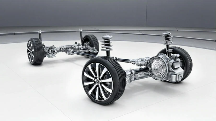 Onderstel met adaptief verstelbare demping