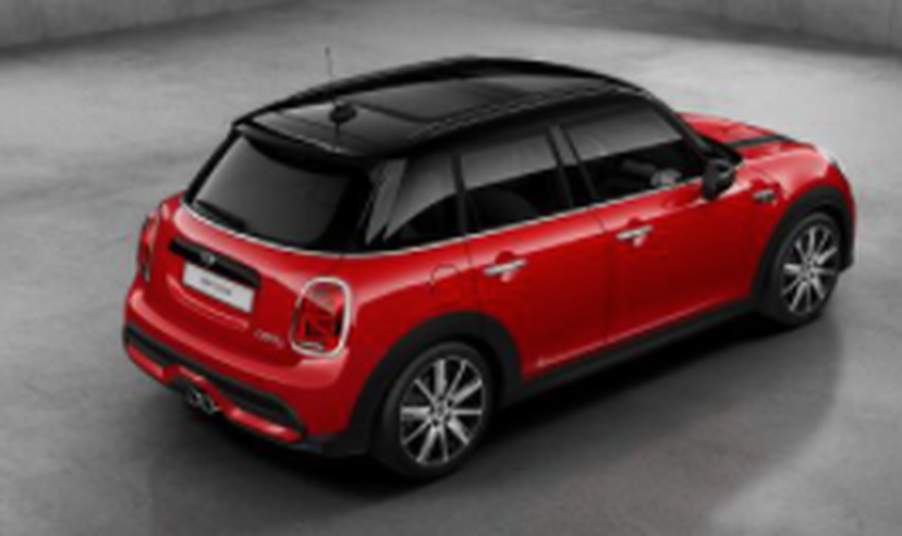 Extra getint glas van de achterzijruiten en de achterruit