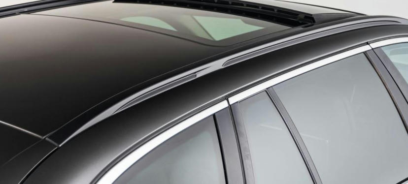 Dakdraagsysteem, twee dragers, mat zwart