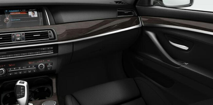  Interieurlijsten Edelhoutuitvoering Fineline Anthrazit + accentlijsten Perlglanz chroom